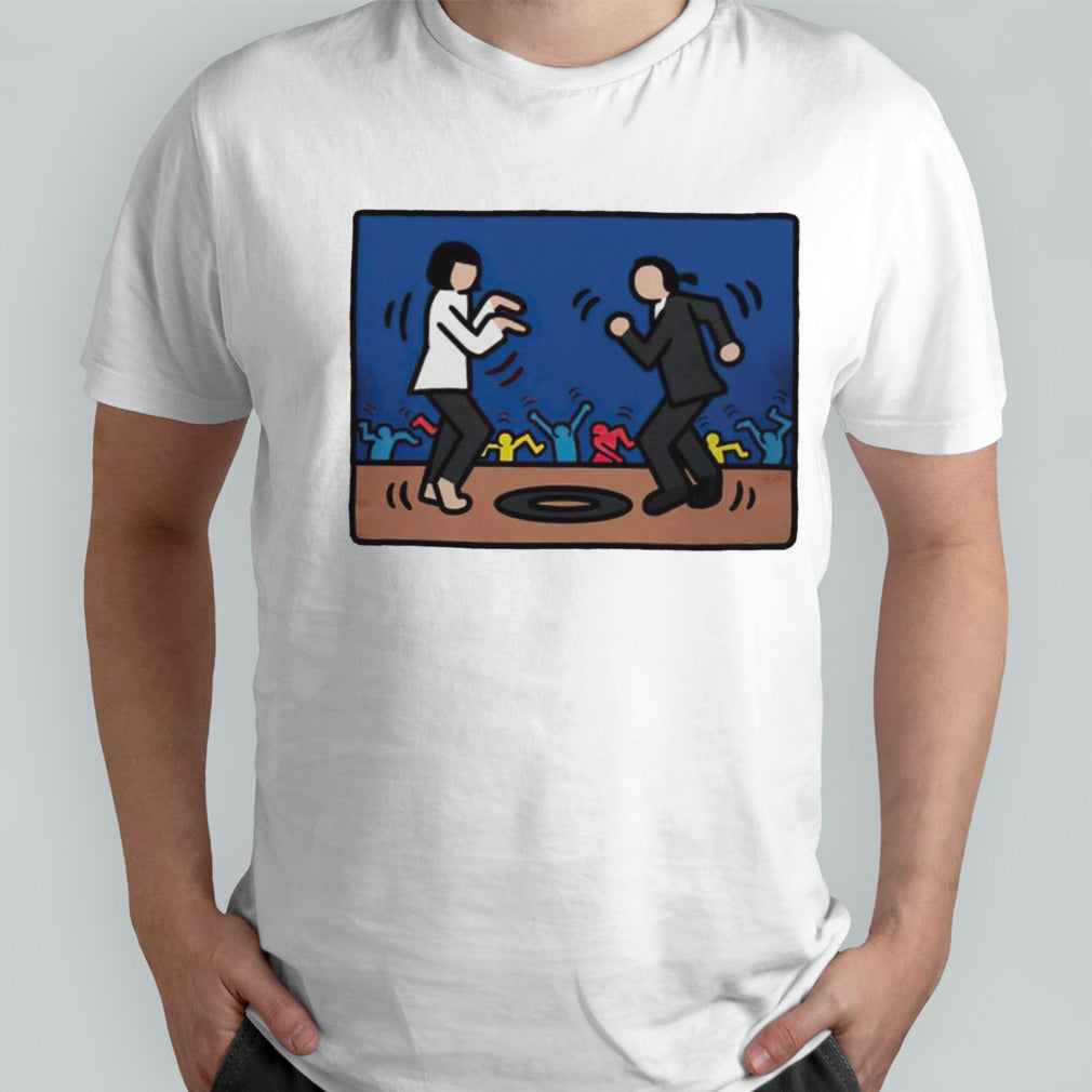 Mia and Vincent minimalist fiction shirts