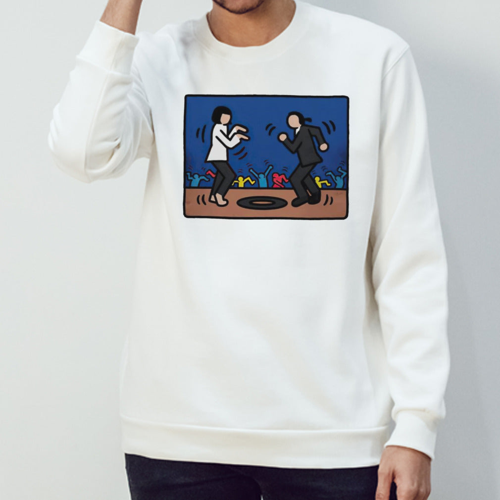 Mia and Vincent minimalist fiction shirts