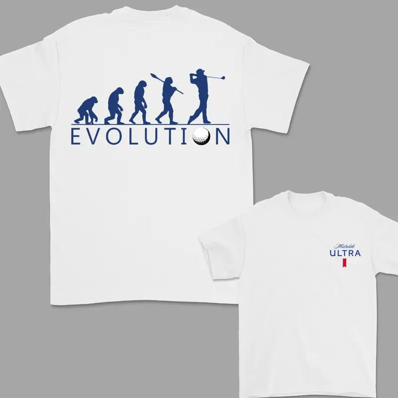 Michelob Ultra Golfing T-Shirt,Gift For Men, 2 Side T-Shirt, Funny Golf Weapons Of Grass Destruction T-Shirt For Men
