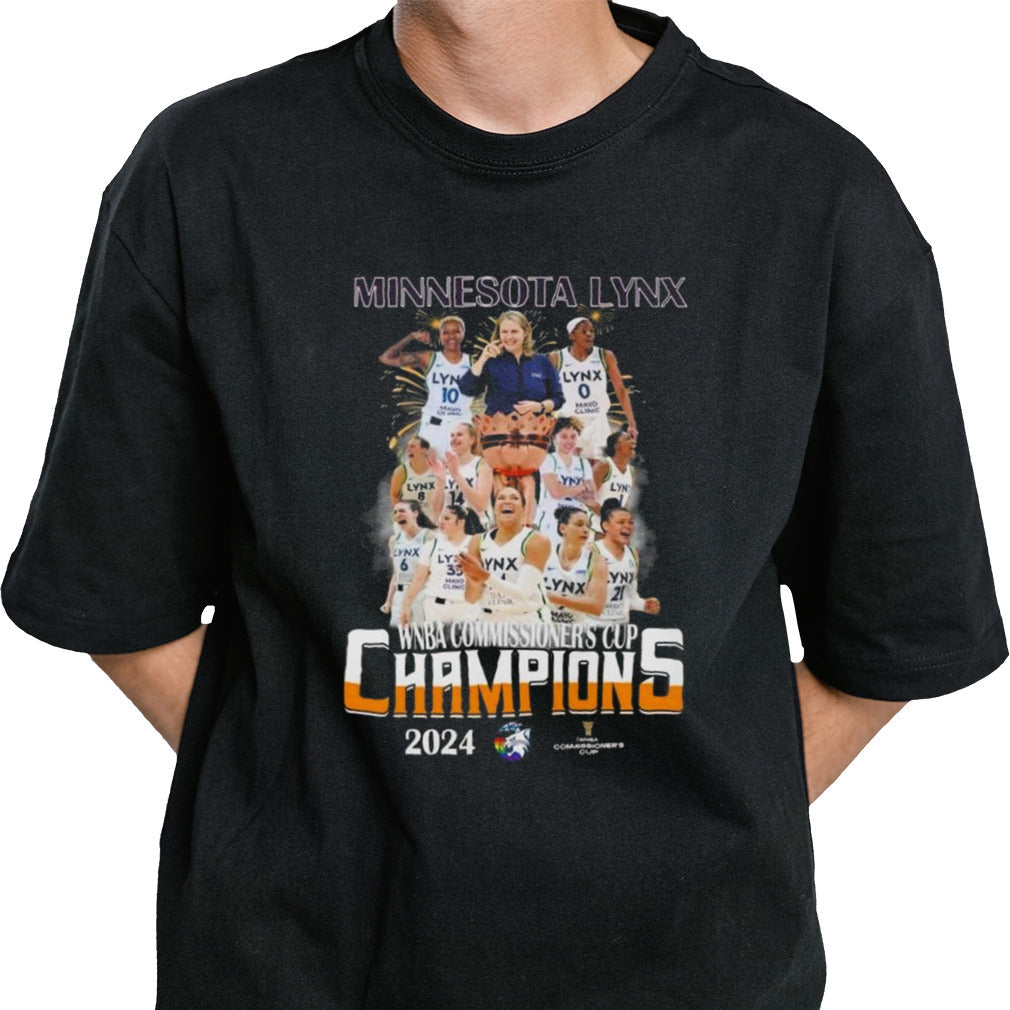 Minnesota Lynx Wnba Commissionerâ€™s Cup Champions 2024 T-shirt