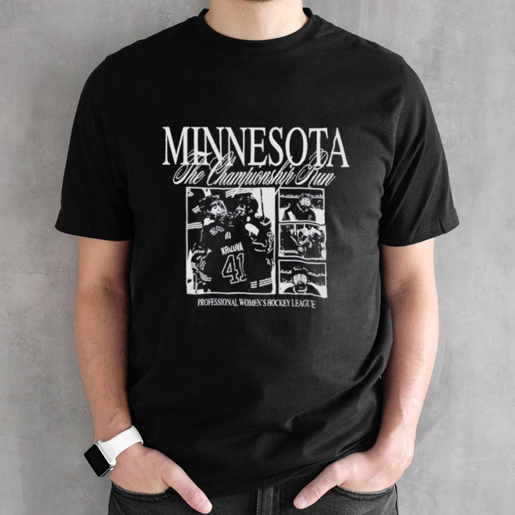 Minnesota PWHL Champions Run 2024 shirt