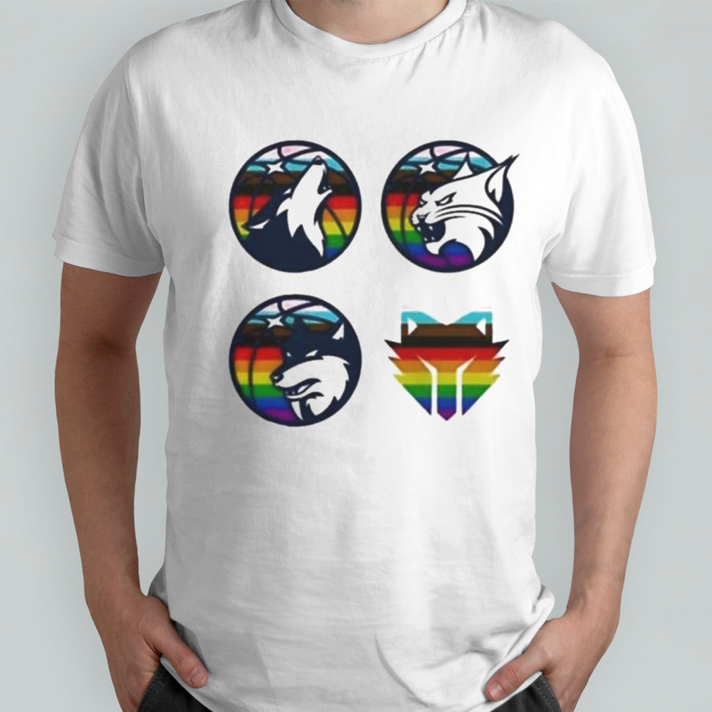 Minnesota Timberwolves Happy Pride Month Celebrating Our LGBTQ Community Shirt