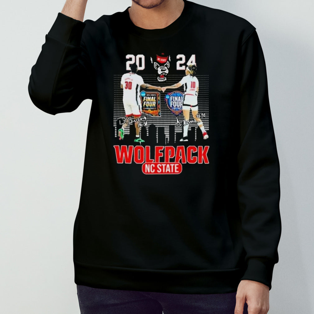 Nc State Wolfpack Dj Burnss, Jr And Aziaha James 2024 Shirts