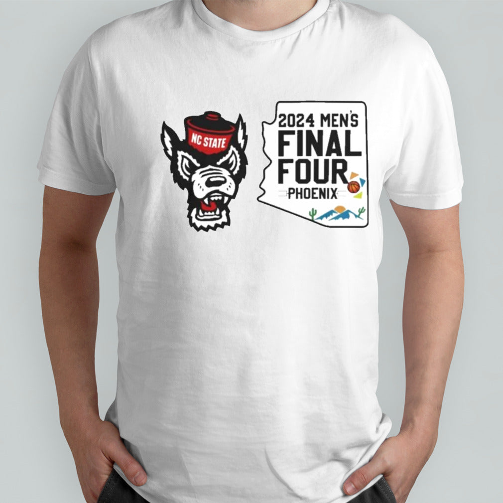 Nc State Wolfpack Final Four Basketball Ncaa Map Shirts