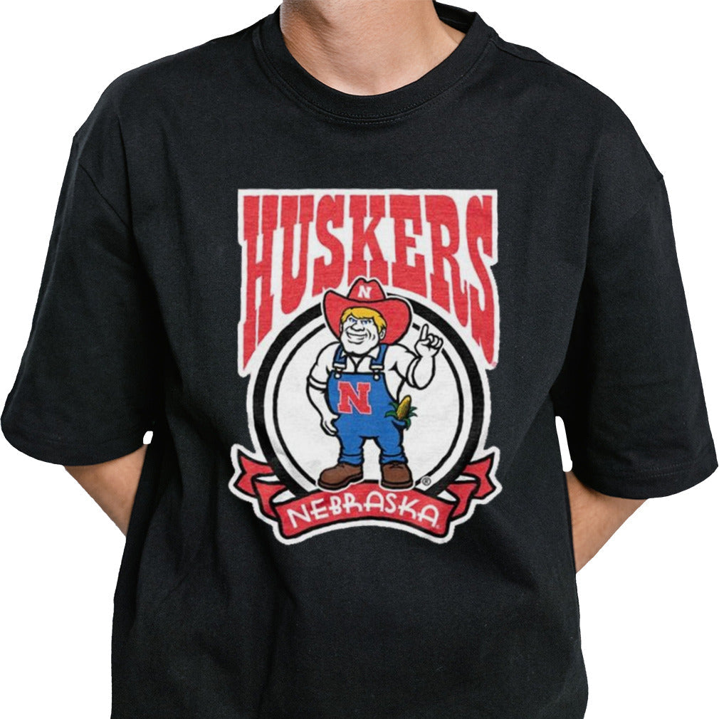 Nebraska Cornhuskers Cola Design Royal shirt