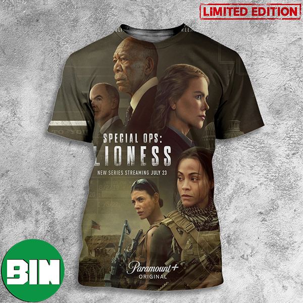 New TV Show Alert Special Ops Lioness 3D T-Shirts