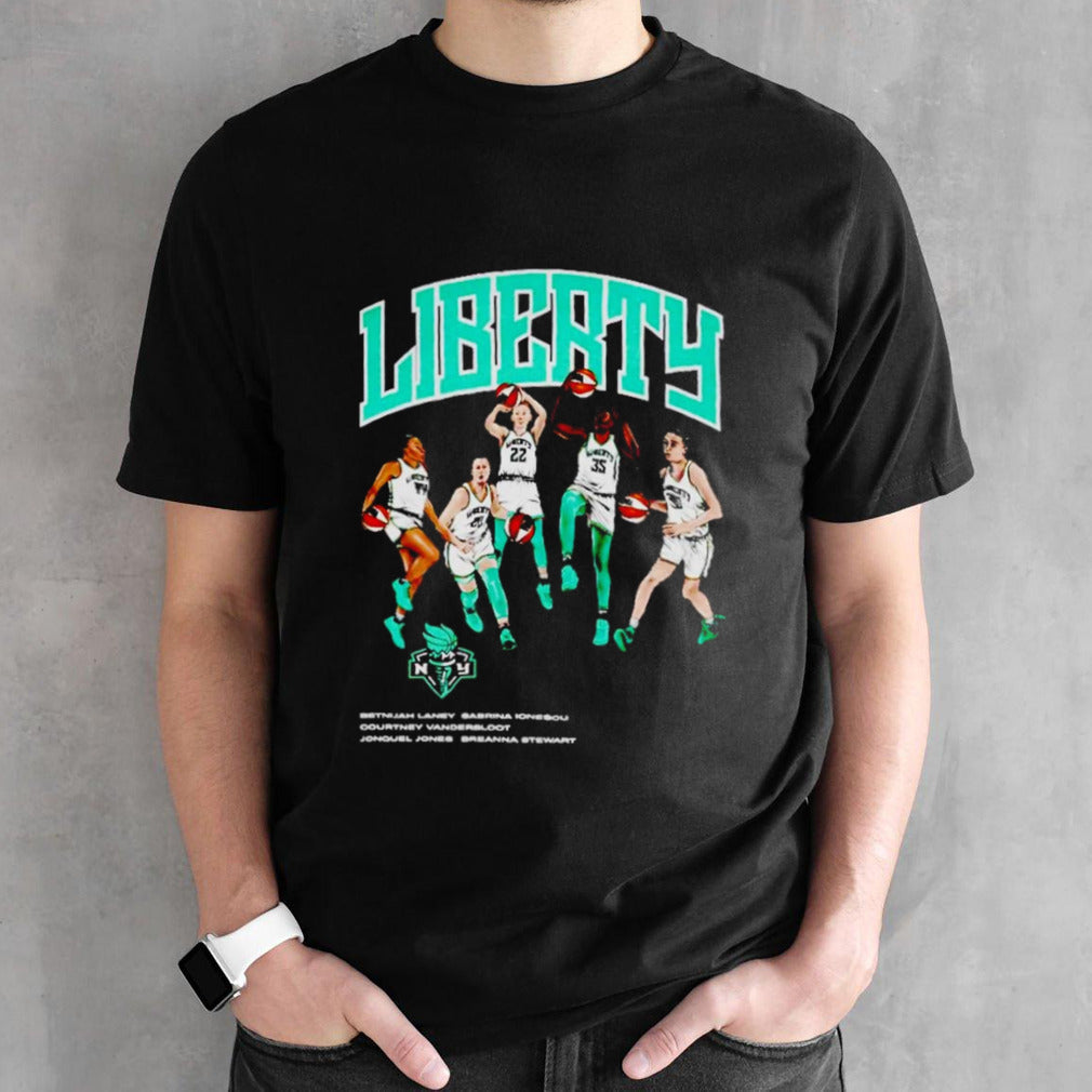 New York Liberty WNBA Player Roster Shirt
