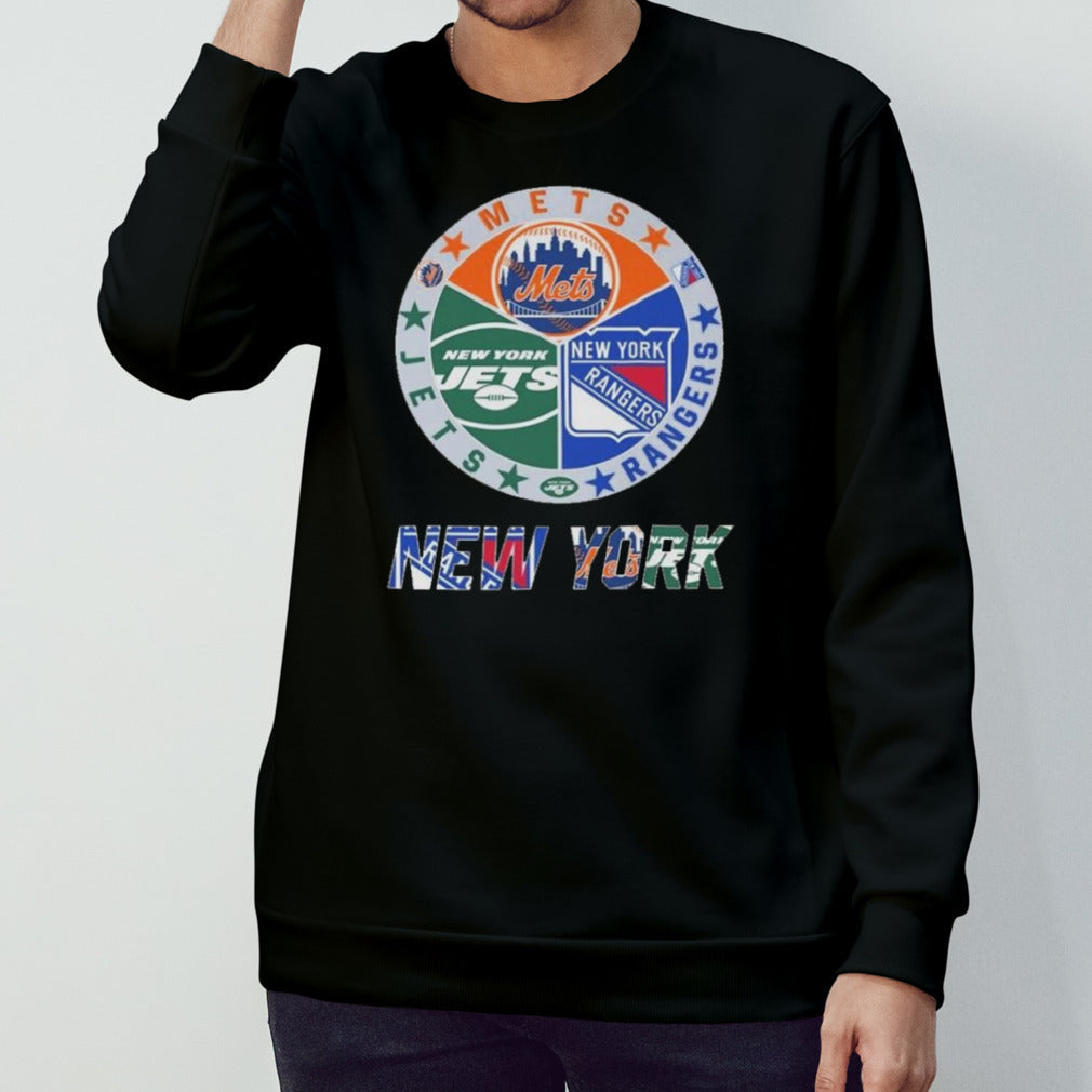 New York Mets New York Rangers New York Jets Sports City Fan Proud 2024 T-shirt