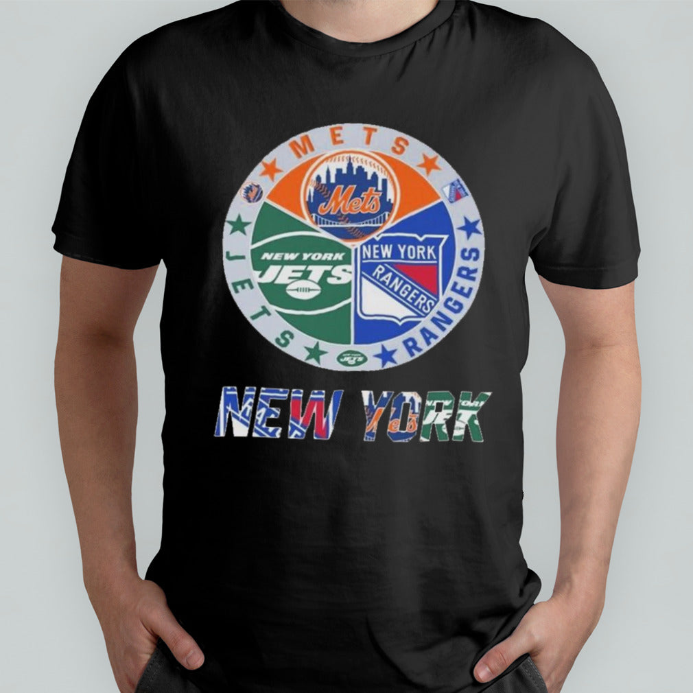 New York Mets New York Rangers New York Jets Sports City Fan Proud 2024 T-shirt
