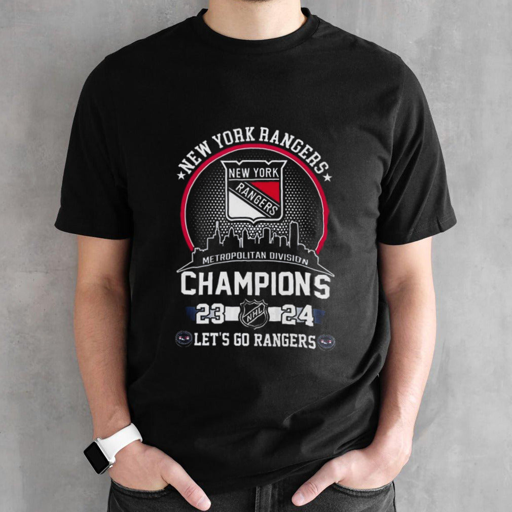 New York Rangers Metropolitan Division Champions 2024 Letsâ€™s Go Rangers T-shirts