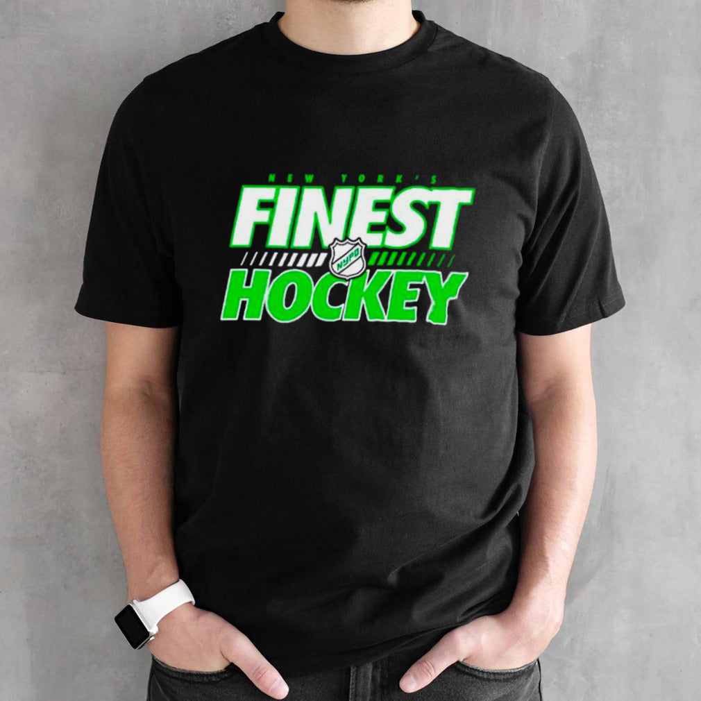 New Yorksâ€™s Finest hockey logo shirts