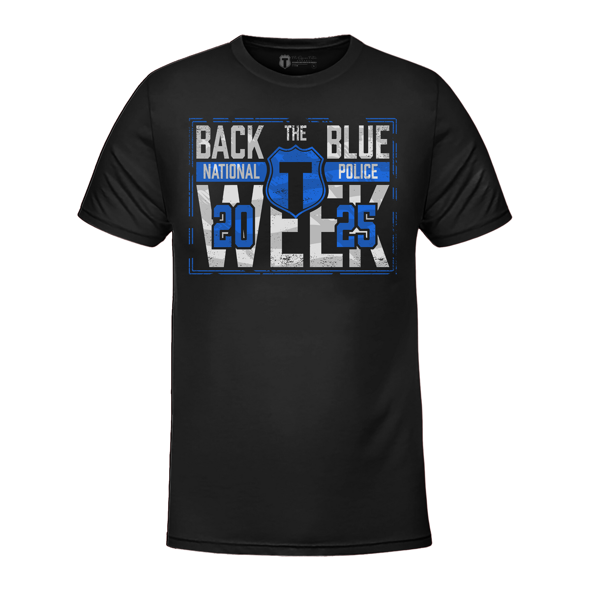 Back The Blue Police Commemorative T-Shirt - SIGNED