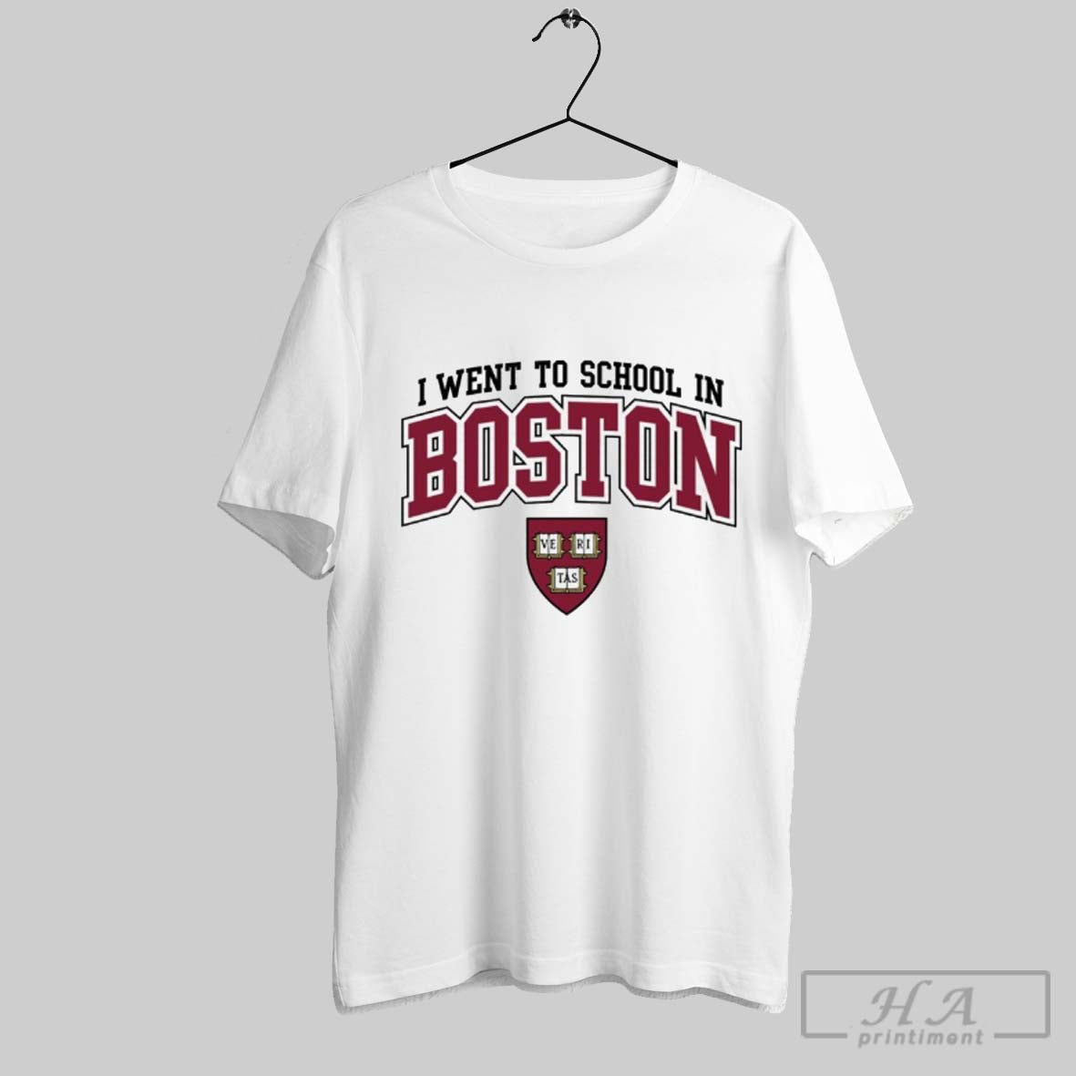 Official I Went To School In Boston Harvard Shirt