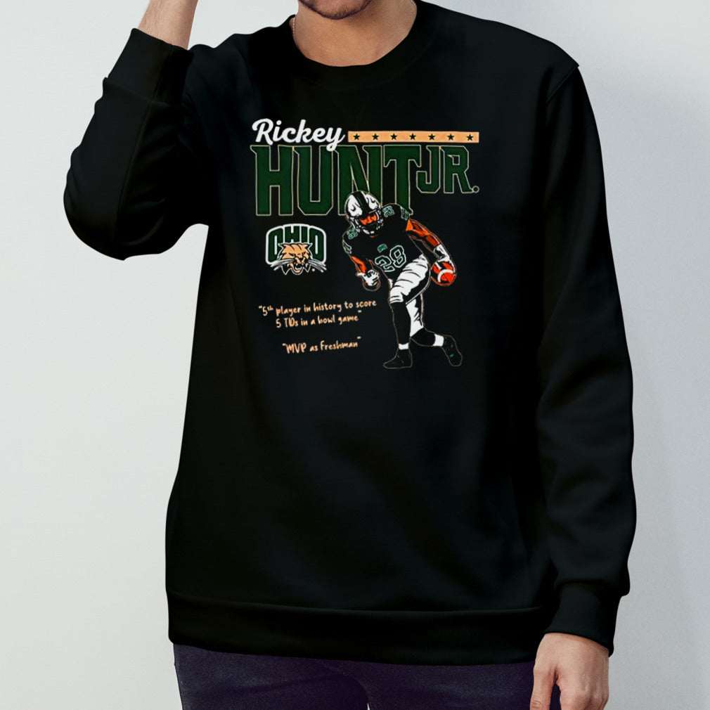 Ohio NCAA Football Rickey Huntsâ€™ Jr Shirts