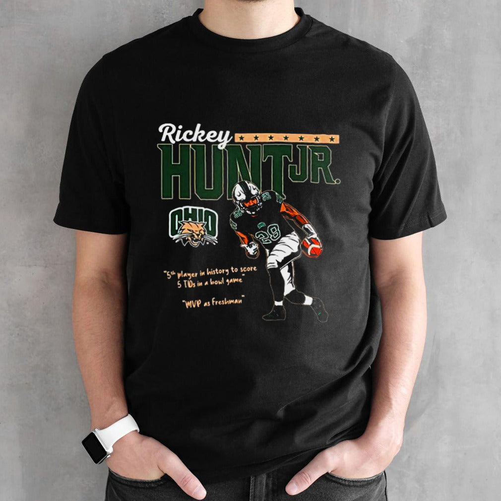 Ohio NCAA Football Rickey Huntsâ€™ Jr Shirts