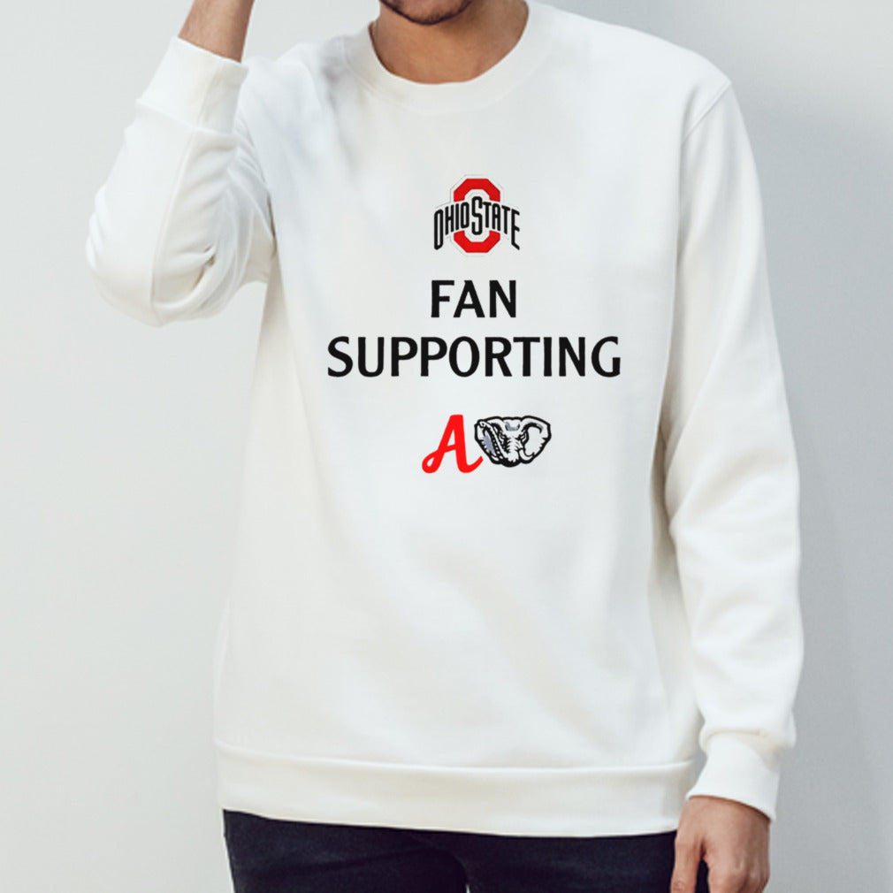 Ohio State Fan Supporting Alabama Shirt