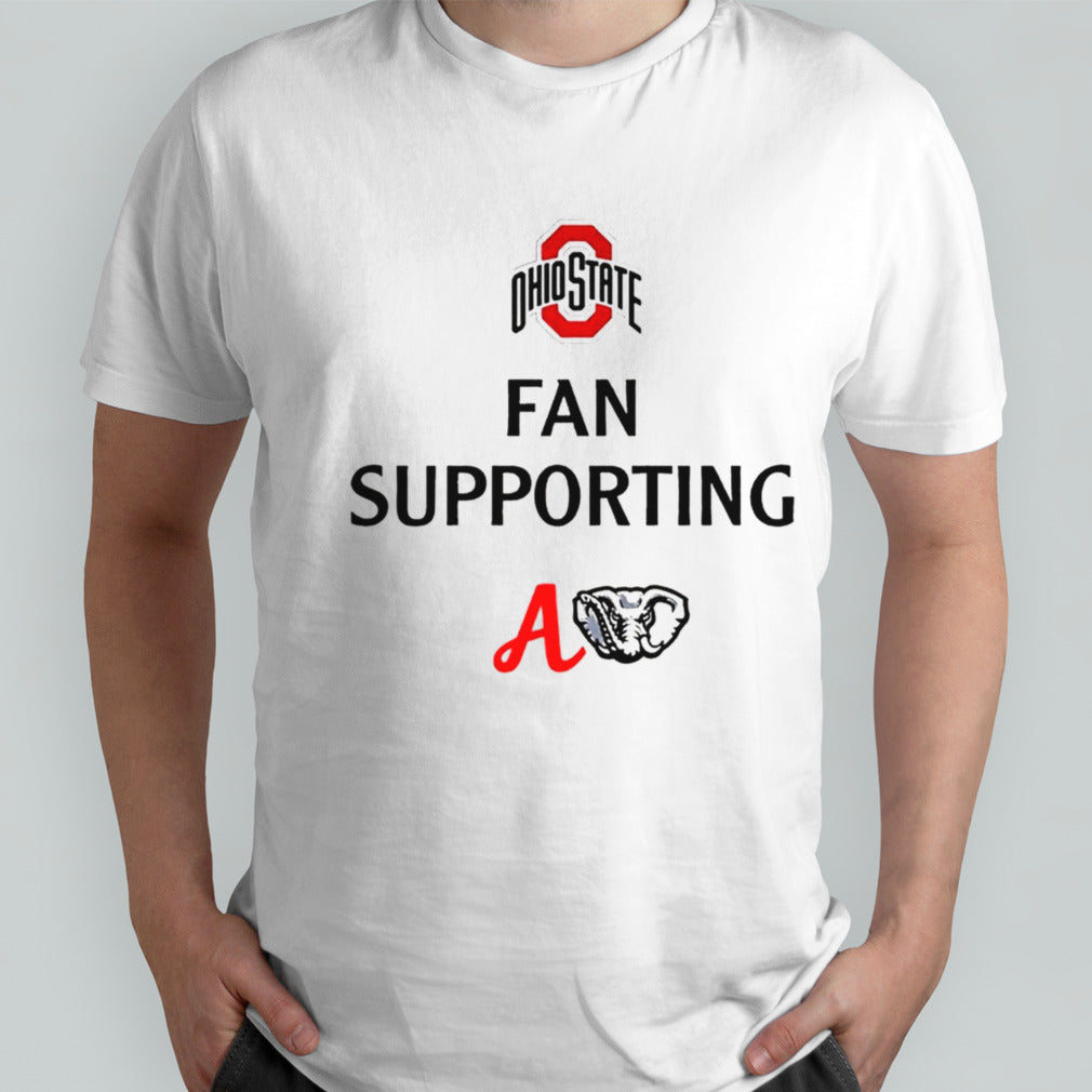 Ohio State Fan Supporting Alabama Shirt
