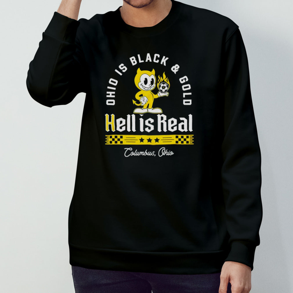 Ohio is black and gold hell is real shirts