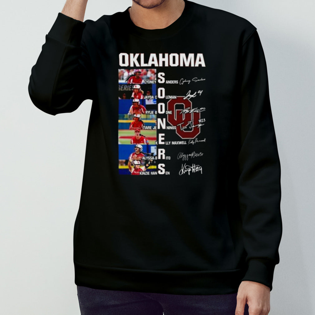 Oklahoma Sooners Signatures 2024 T-shirt
