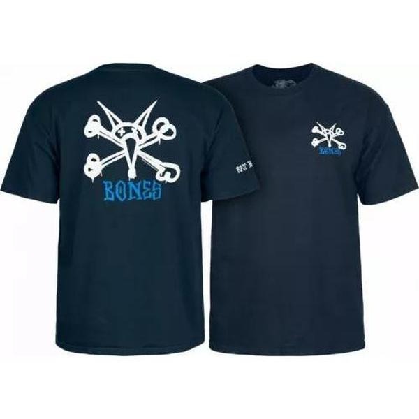 Powell Peralta RAT BONES Skateboard T Shirt NAVY