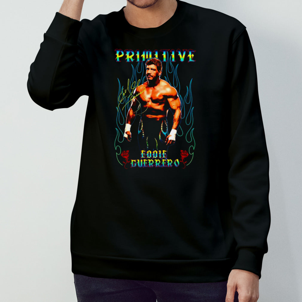 Primitive Eddie Guerrero Flame shirt