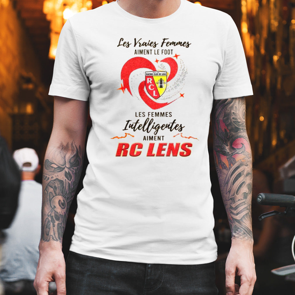 Real Women Love Football Paris Smart Women Love RC Lens T-Shirt