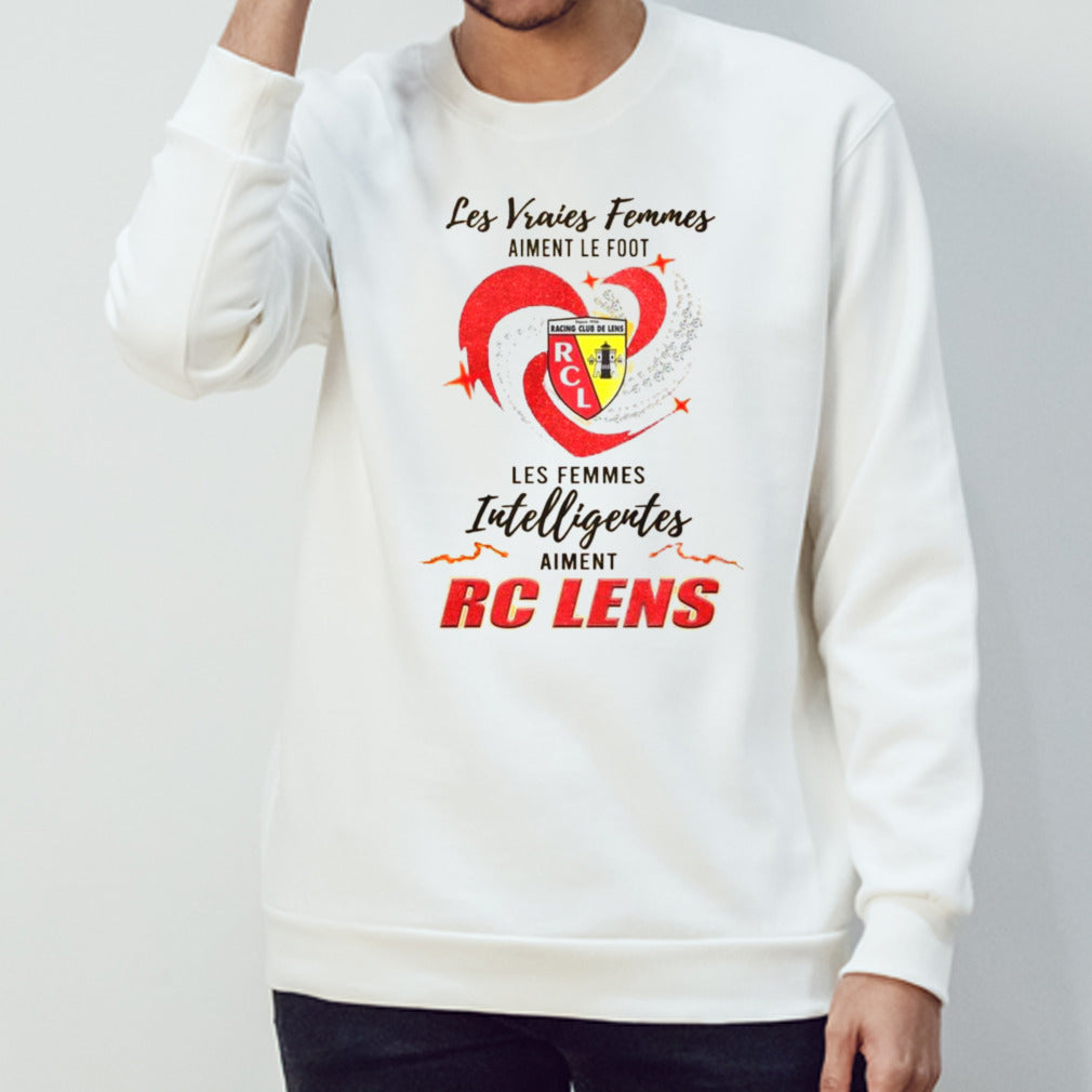 Real Women Love Football Paris Smart Women Love RC Lens T-Shirt