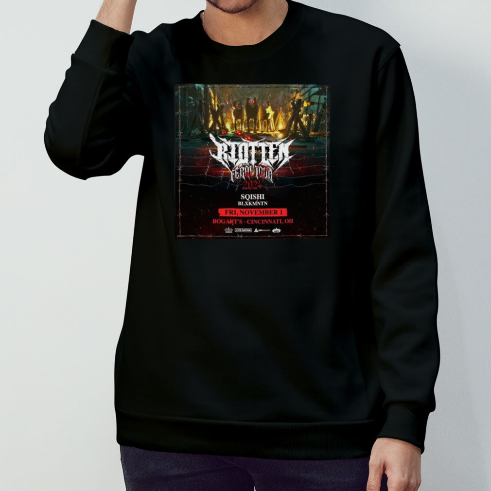 Redteen Feral Tour 2024 Sqlite Blxk Mntn Fri November 1 Bogartâ€™s Cincinnati Og Shirt