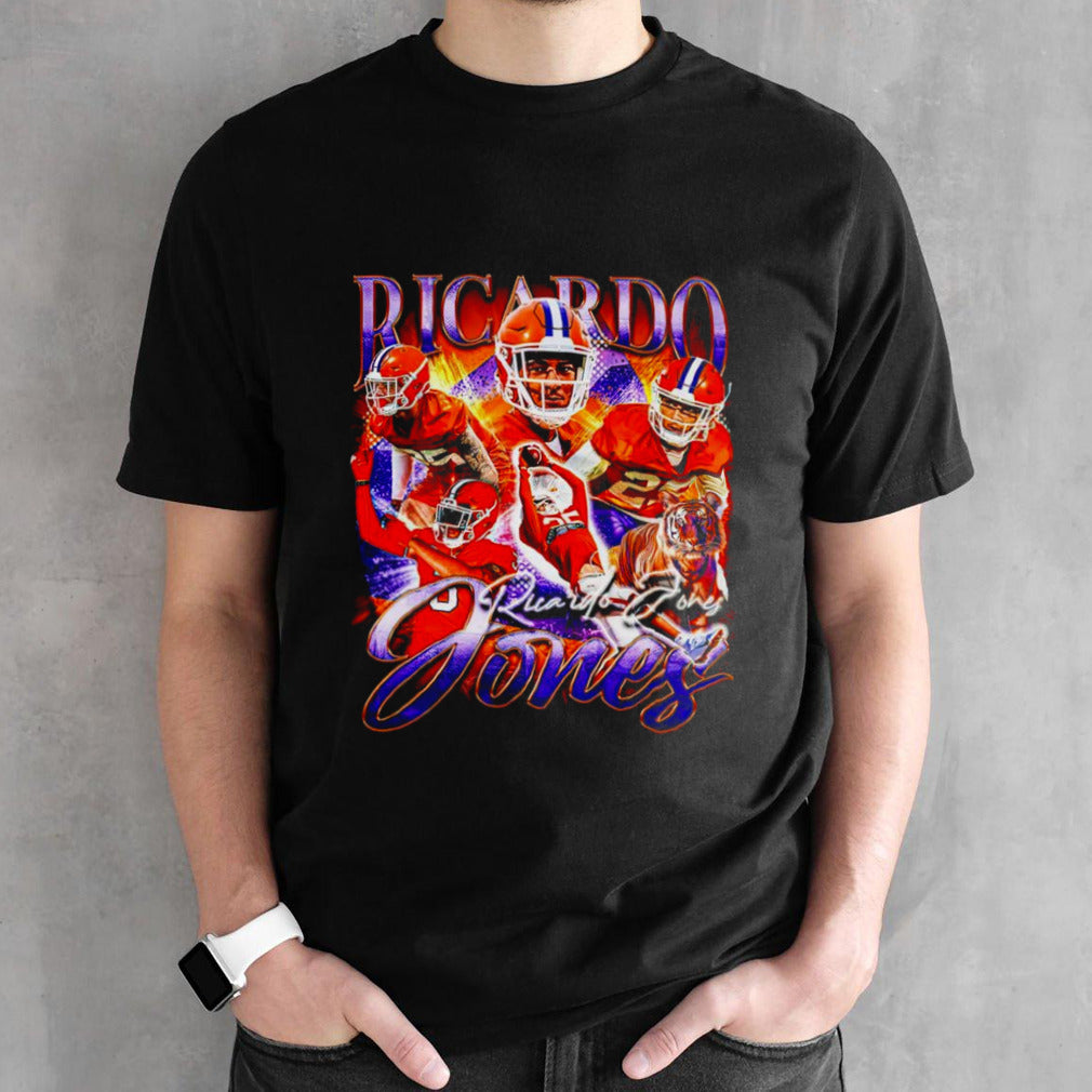 Ricardo Jones Clemson Tigers retro shirts