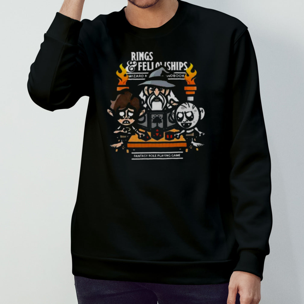 Rings And Fellowships Fantasy Role Playing Game Shirt