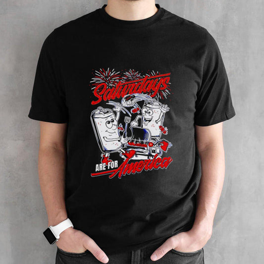 Saturdays are for America graphic shirt