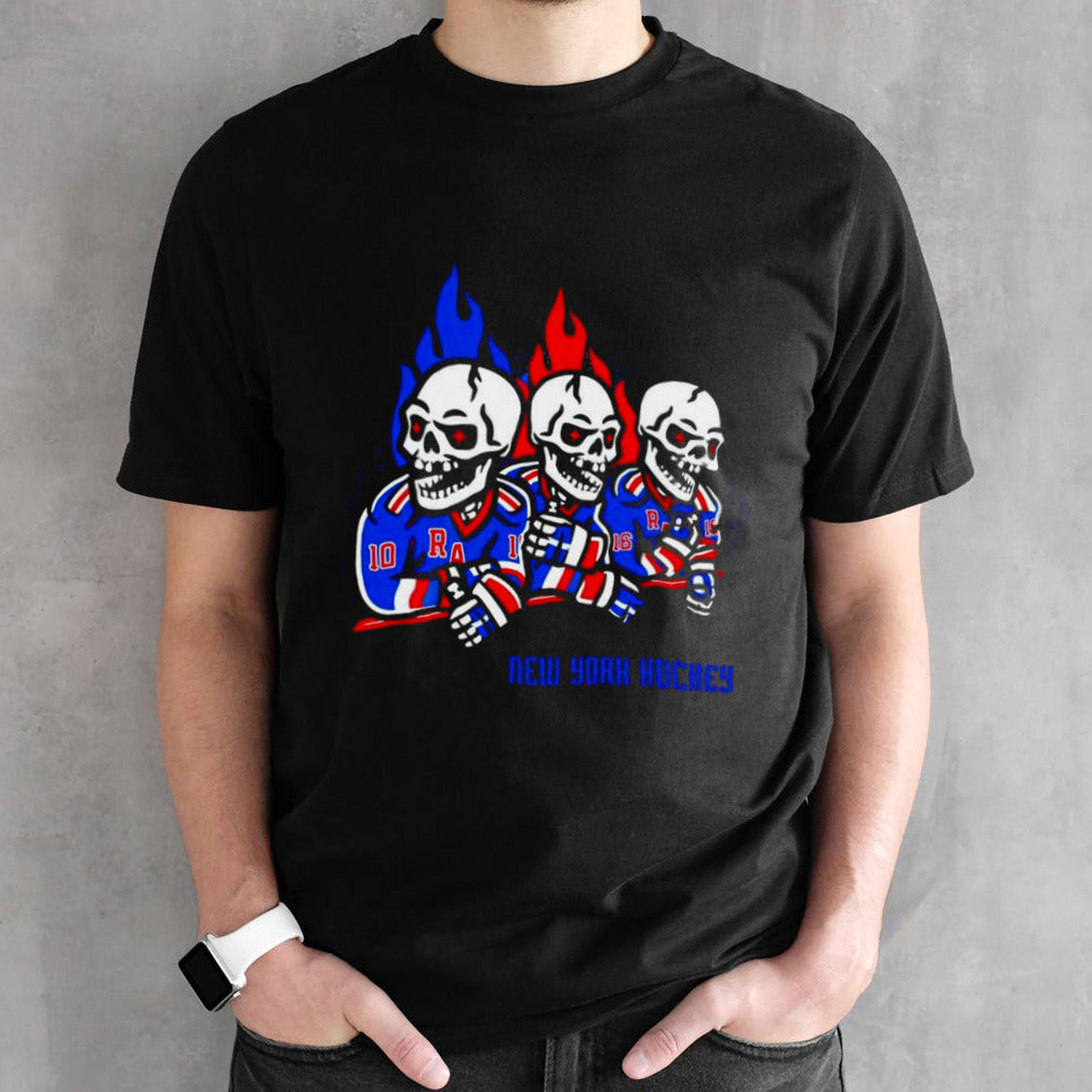 Skeleton New York Rangers hockey shirt