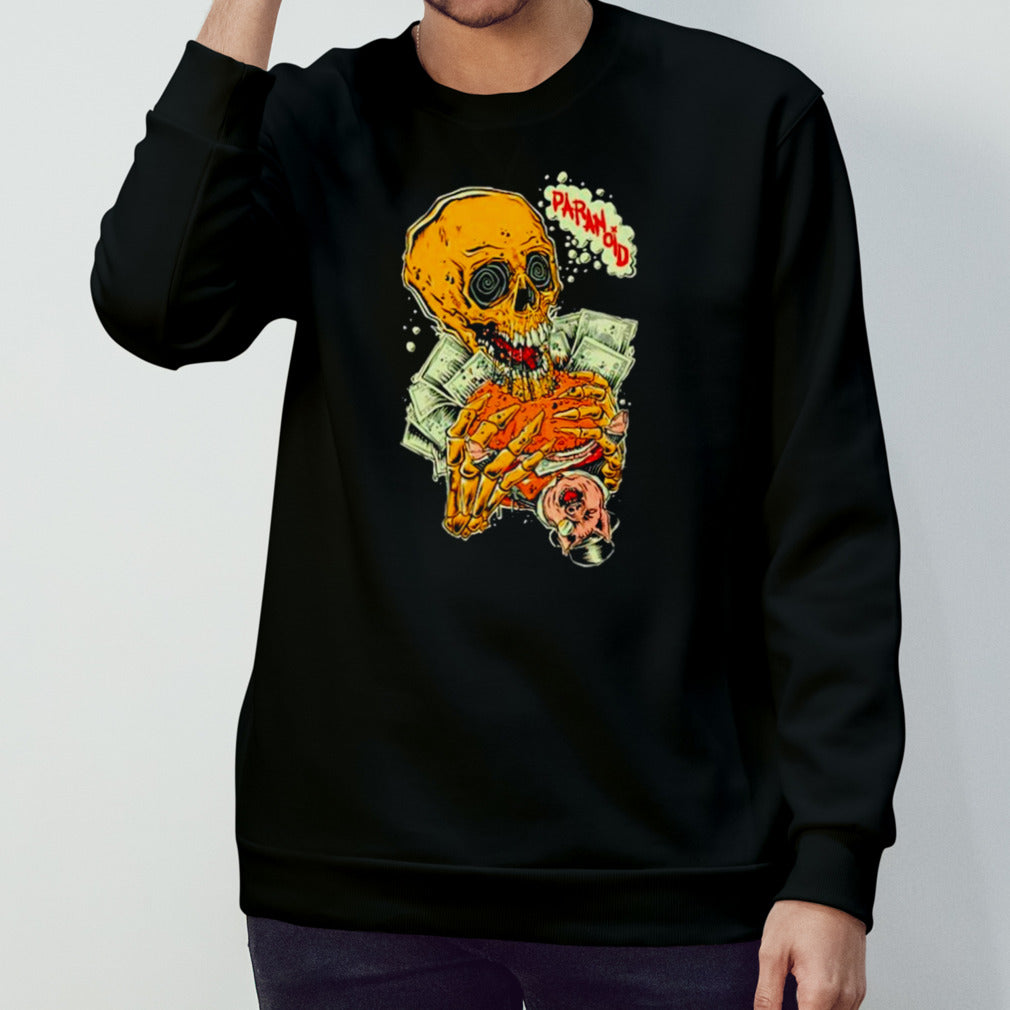 Skeleton eat the rich shirts
