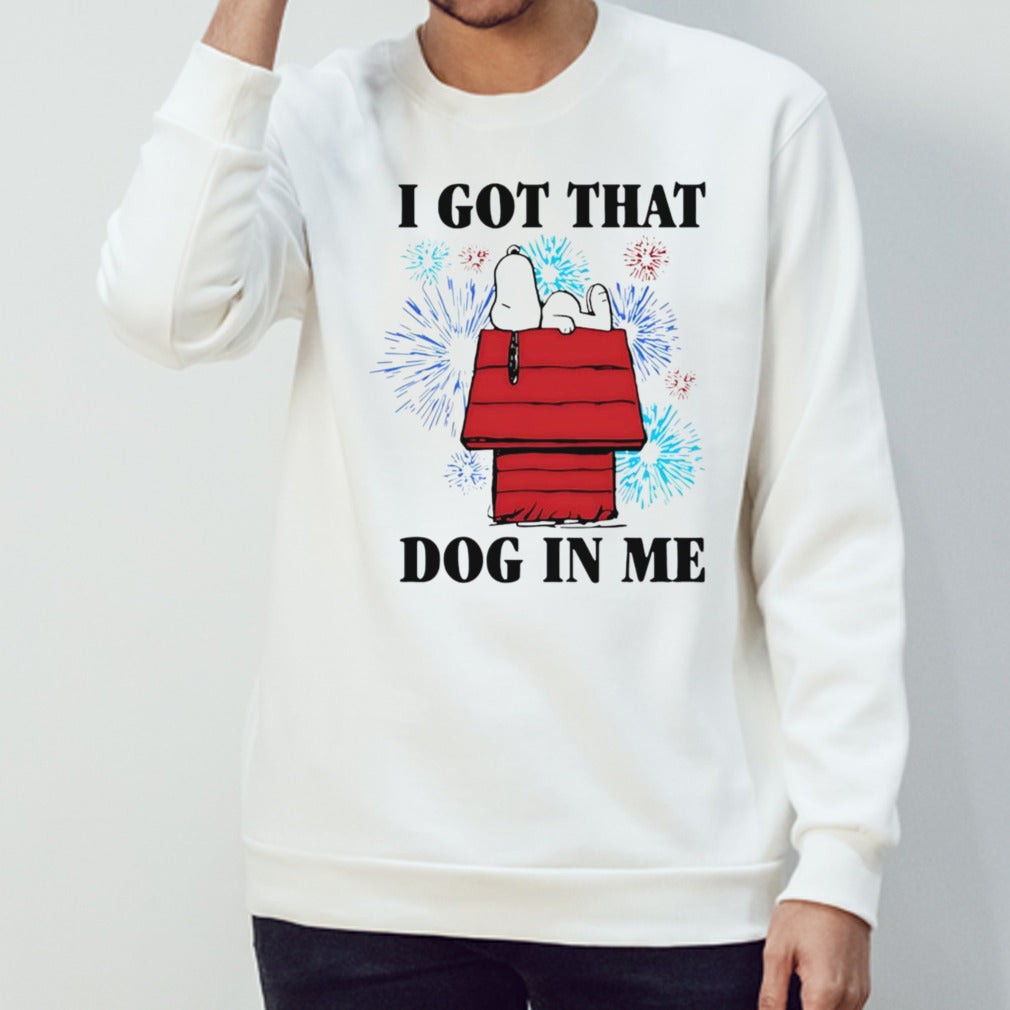 Snoopy i got that dog in me 4th of july shirt