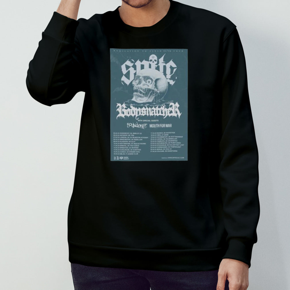 Spite Dedication To Flesh Tour 2024 Shirts