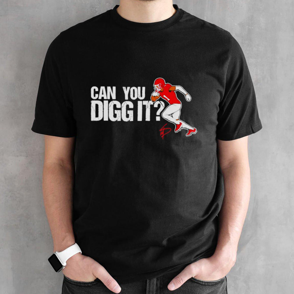 Stefon Diggs can you digg it Houston football shirts