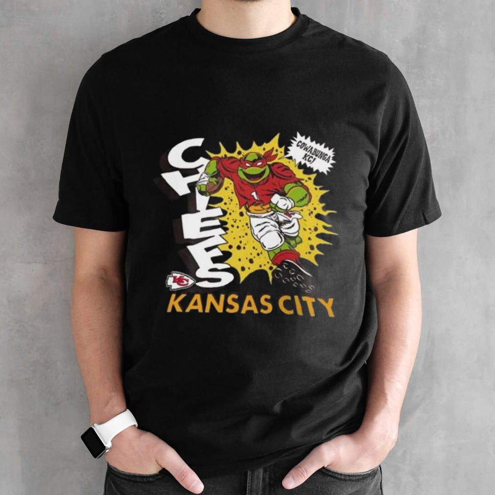 TMNT Raphael x Kansas City Chiefs Mascot T-Shirts