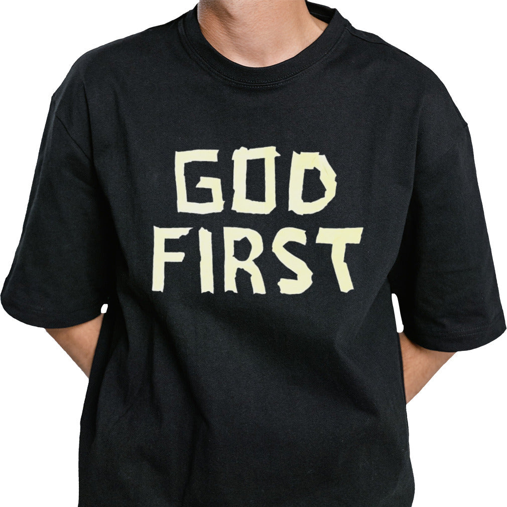Taped Off God First shirt
