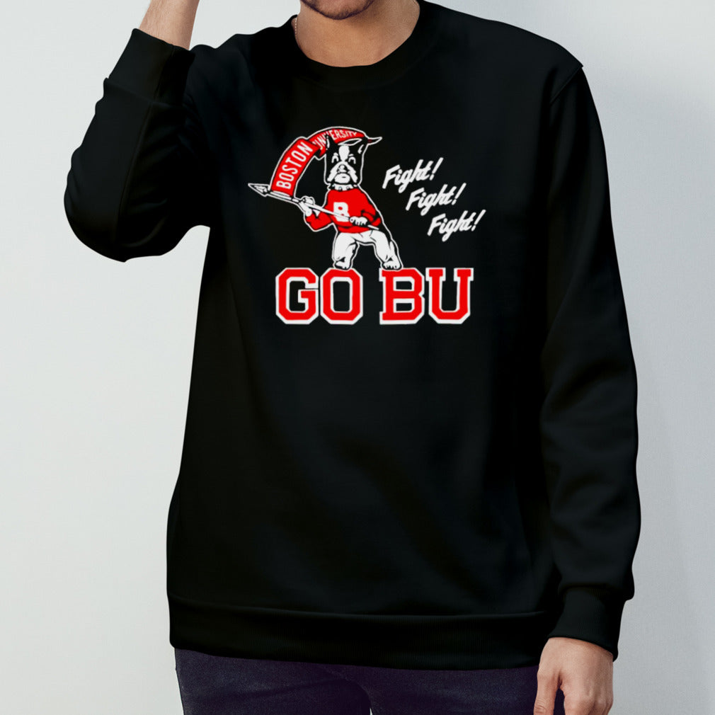 Terriers fight fight fight go Boston University shirts