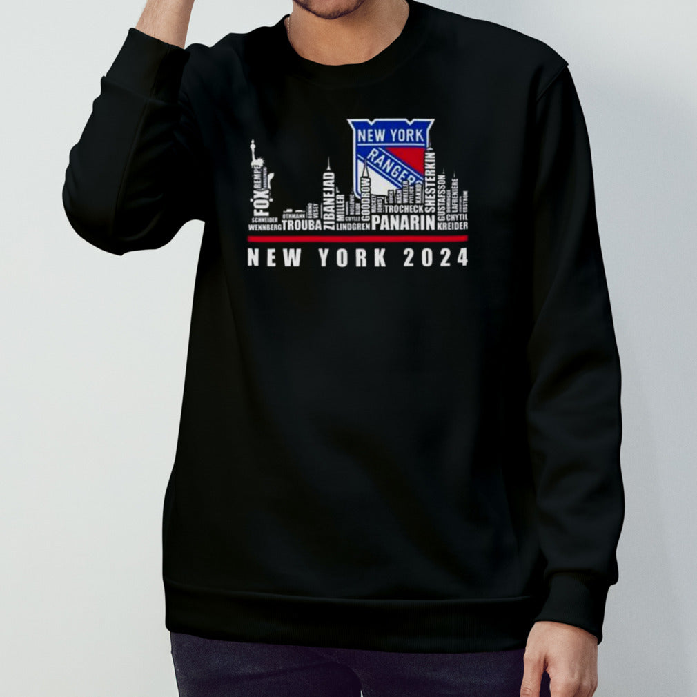 Texas Rangers 2024 Players Names Skyline Shirts