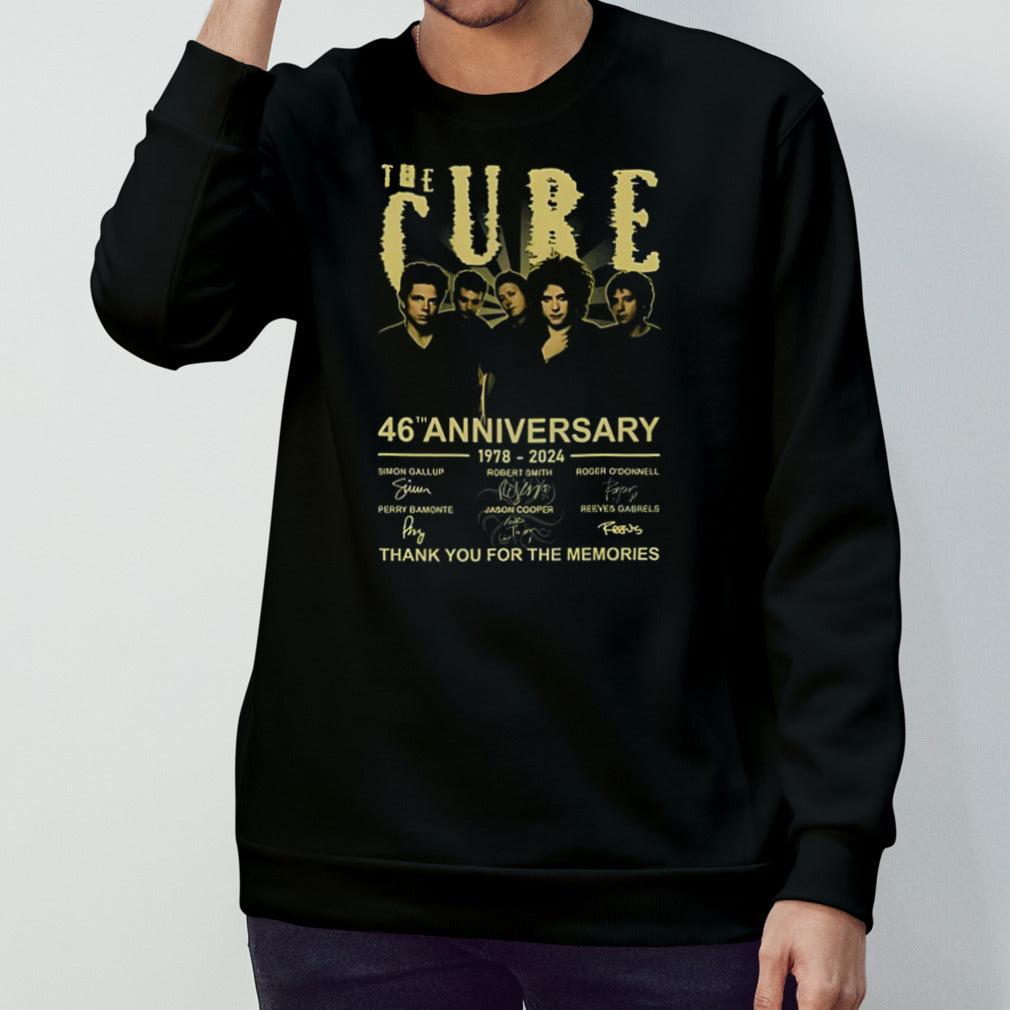 The Cure 46th Anniversary 1978 2024 Thank You For The Memories Shirts