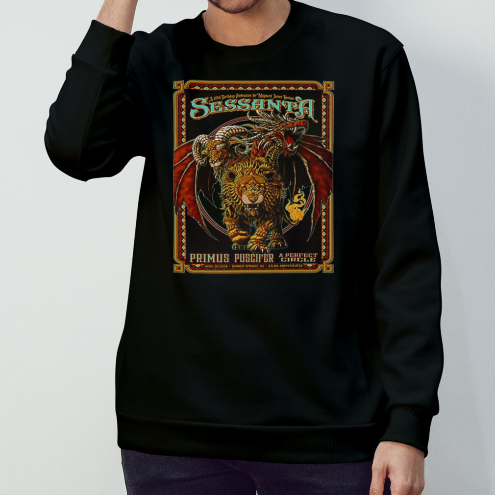 Tonightsâ€™s Sessanta Performance At The Azura Amphitheater Limited-Edition Items April 30 2024 Bonner Springs KS T-Shirts