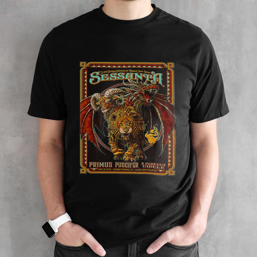 Tonightsâ€™s Sessanta Performance At The Azura Amphitheater Limited-Edition Items April 30 2024 Bonner Springs KS T-Shirts