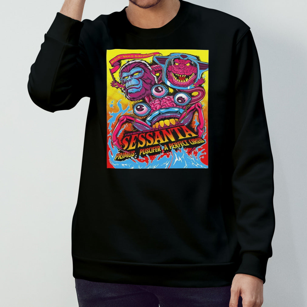 Tonightsâ€™s Sessanta Performance At The Red Rocks Amphitheatre With Primus Puscifer A Perfect Circle limited-Edition Items shirts