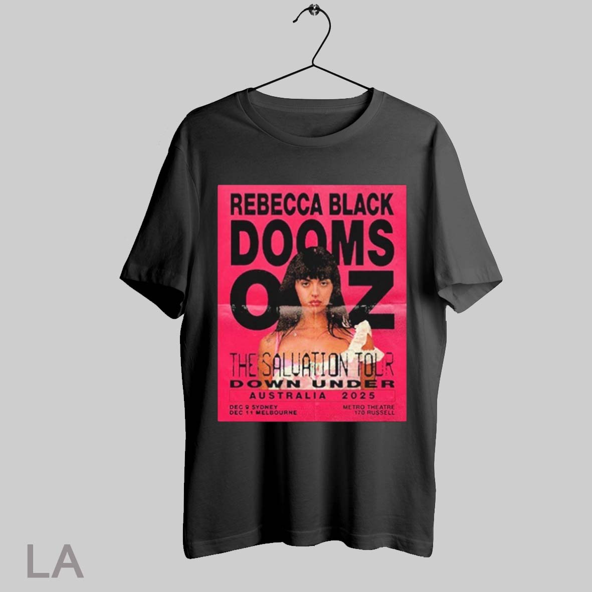 Top Rebecca Black The Salvation Tour Down Under Australia On December 9 11 2025 In Sydney And Melbourne T Shirt Sweatshirt Hoodie Shirt