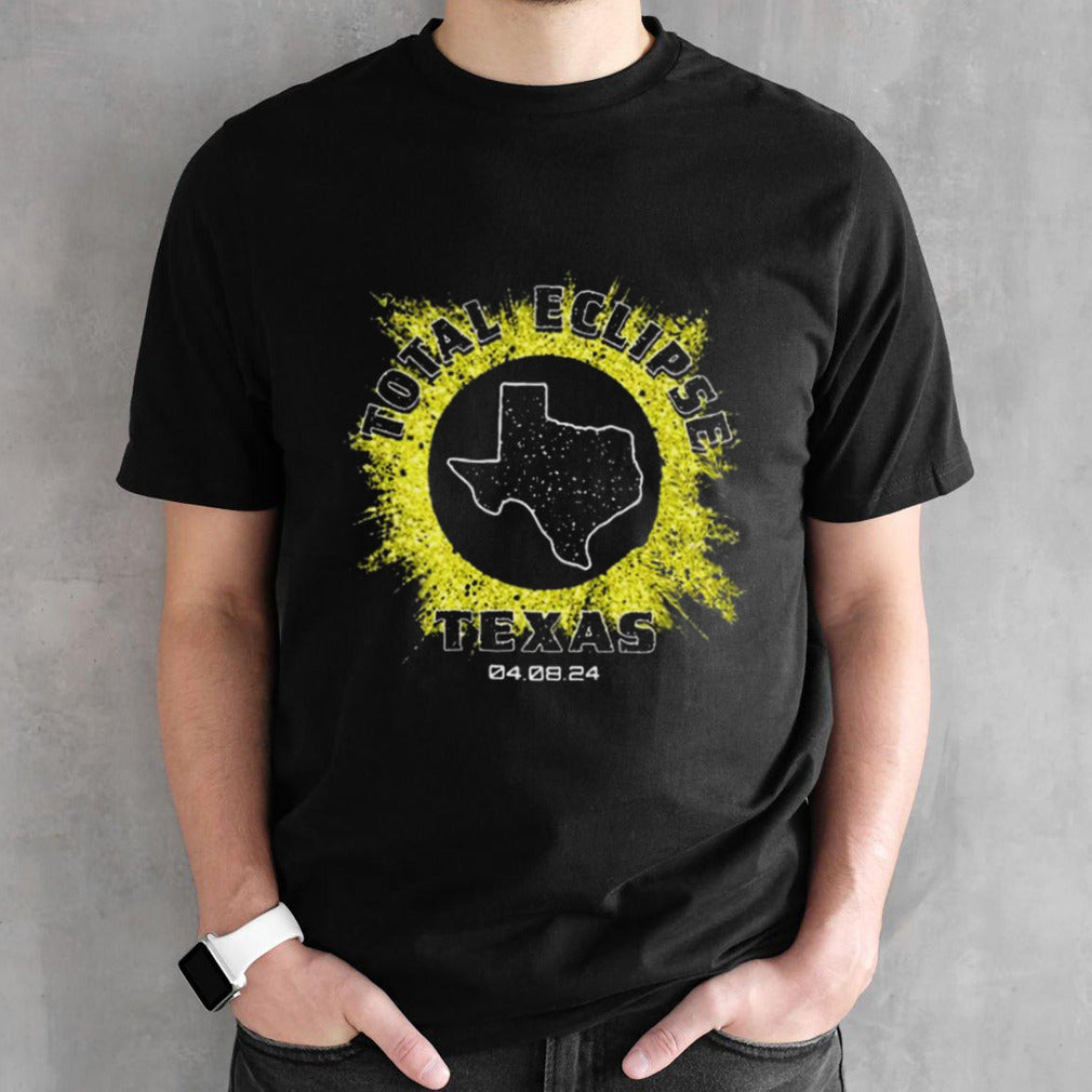 Total Solar Eclipse 2024s, Texas Eclipse Clipart Shirts