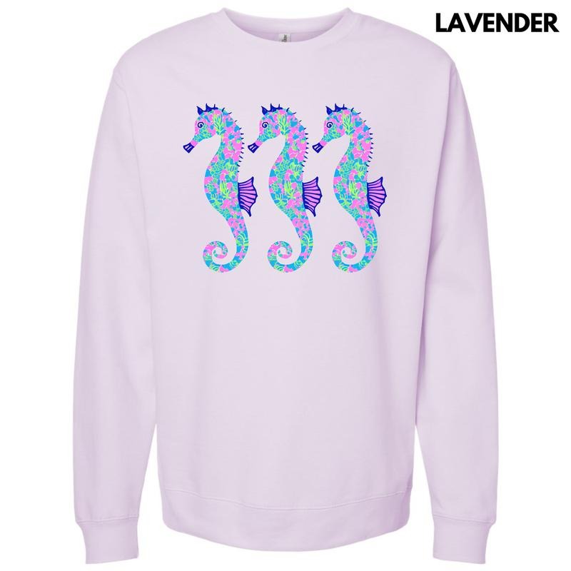 Triple Seahorse Sweatshirt 'NLB'