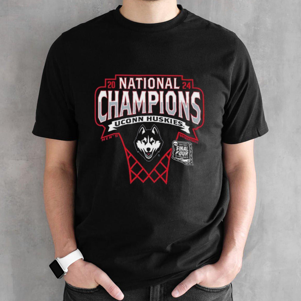 UConn Huskies 2024 NCAA Mensâ€™s Basketball National Champions Bracket T-shirts