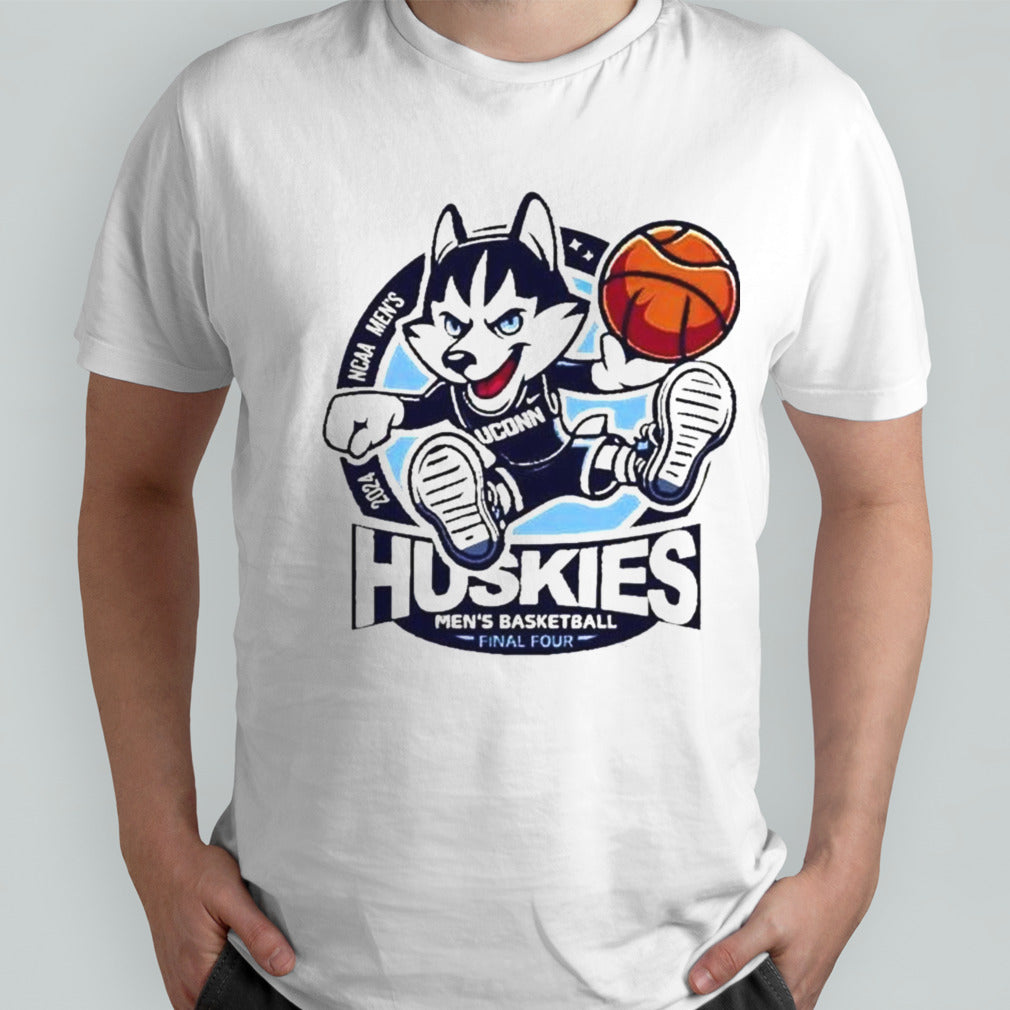 UConn Huskies Basketball Final Four NCAA 2024 Mascot Shirts