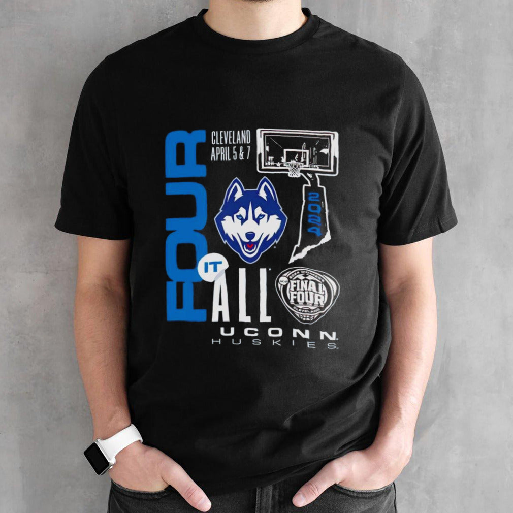 UConn Huskies Four It All shirts